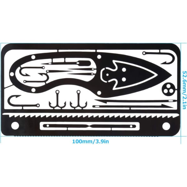 Çok Fonksiyonlu Hayatta Kalma Balıkçı Kiti Şık Tasarımlı Fonksiyonel Ürün