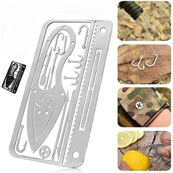 Çok Fonksiyonlu Hayatta Kalma Balıkçı Kiti Şık Tasarımlı Fonksiyonel Ürün