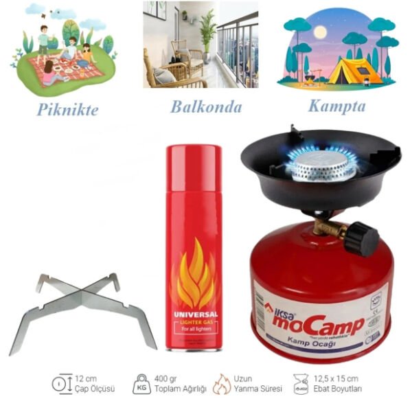 Kamp Ocağı Seti Şık Tasarımlı Fonksiyonel Ürün