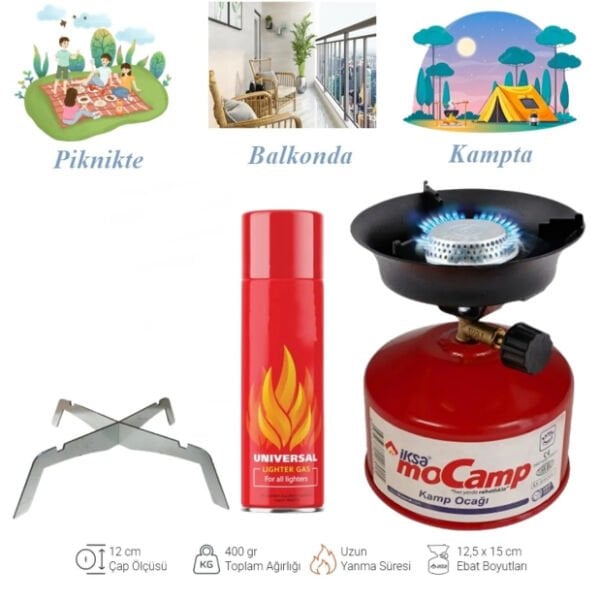 Kamp Ocağı Seti Şık Tasarımlı Fonksiyonel Ürün