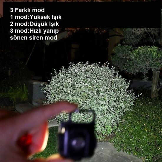 30 Ledli  Mıknatıslı Mini Anahtarlık Flash Kamp Lambası Şık Tasarımlı Fonksiyonel Ürün