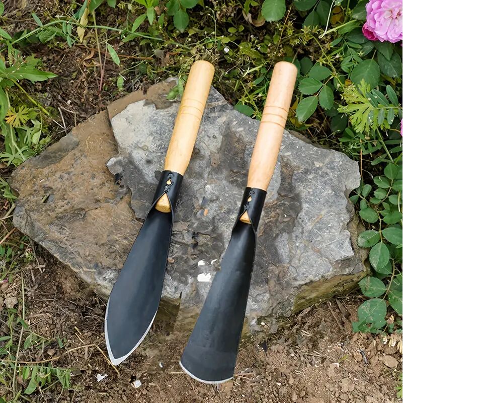 Ahşap Saplı Bahçe El Aletleri Seti 2 Adet Şık Tasarımlı Fonksiyonel Ürün