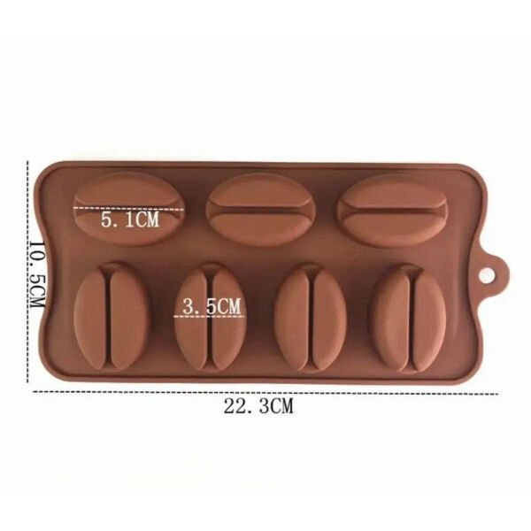 Kahve Çekirdeği Şekilli Silikon Kalıp Şık Tasarımlı Fonksiyonel Ürün