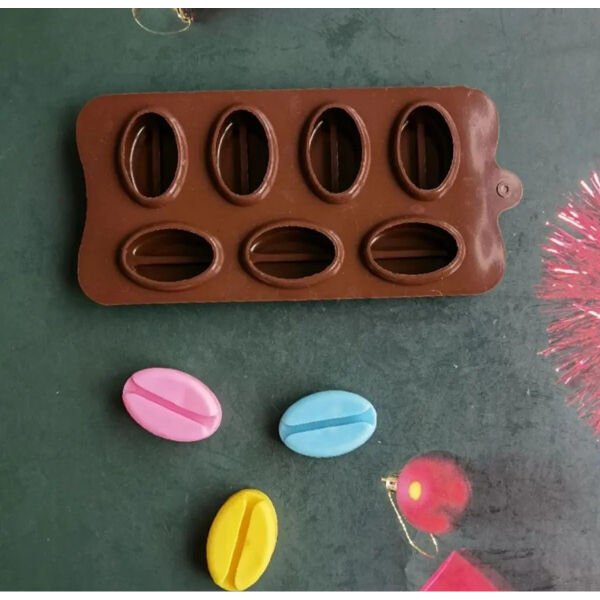 Kahve Çekirdeği Şekilli Silikon Kalıp Şık Tasarımlı Fonksiyonel Ürün