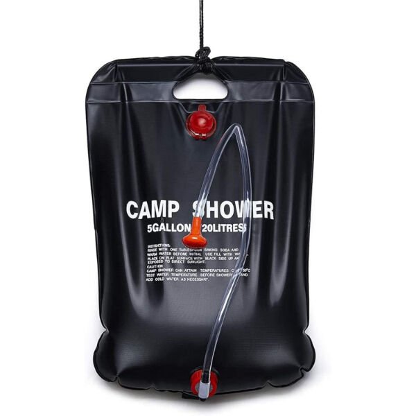 20 Litre Solar Isıtıcılı Kamp Duş Torbası Şık Tasarımlı Fonksiyonel Ürün