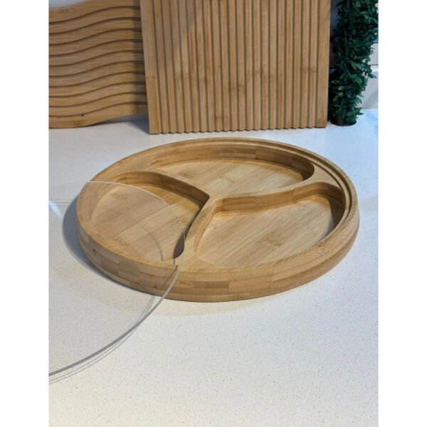 Kapaklı 3 Bölmeli Çerezlik Şık Tasarımlı Fonksiyonel Ürün