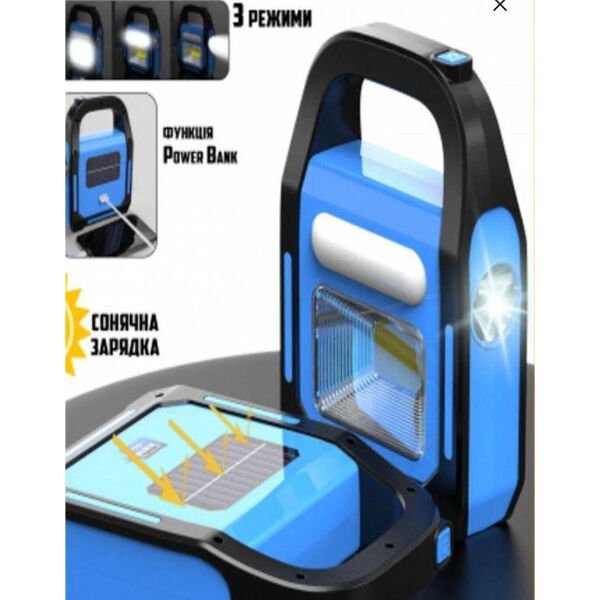 Güneş Enerjili Işıldak ve Powerbank Özellikli Kamp Lambası Şık Tasarımlı Fonksiyonel Ürün