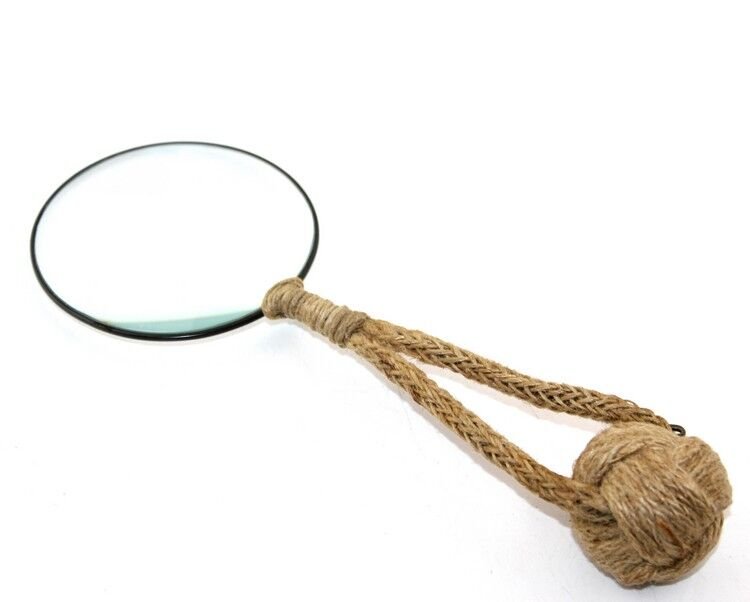 Hasır Saplı Büyüteç Şık Tasarımlı Fonksiyonel Ürün