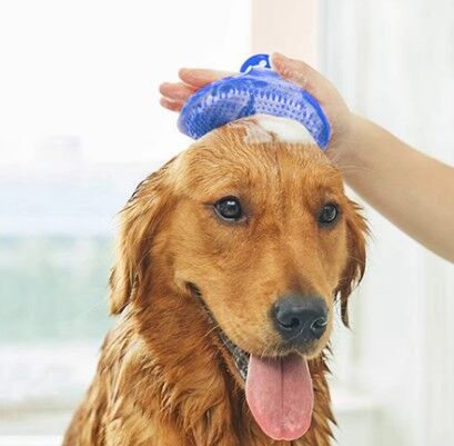 Evcil Hayvan Silikon Tüy Toplama Yıkama Fırçası Şık Tasarımlı Fonksiyonel Ürün