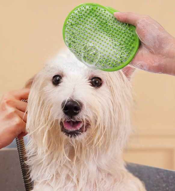 Evcil Hayvan Silikon Tüy Toplama Yıkama Fırçası Şık Tasarımlı Fonksiyonel Ürün