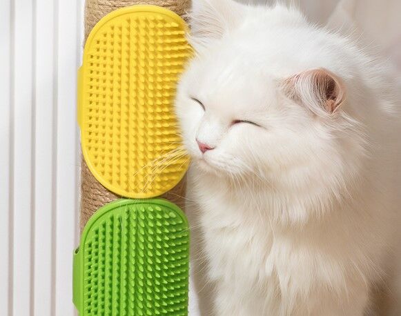 Evcil Hayvan Silikon Tüy Toplama Yıkama Fırçası Şık Tasarımlı Fonksiyonel Ürün