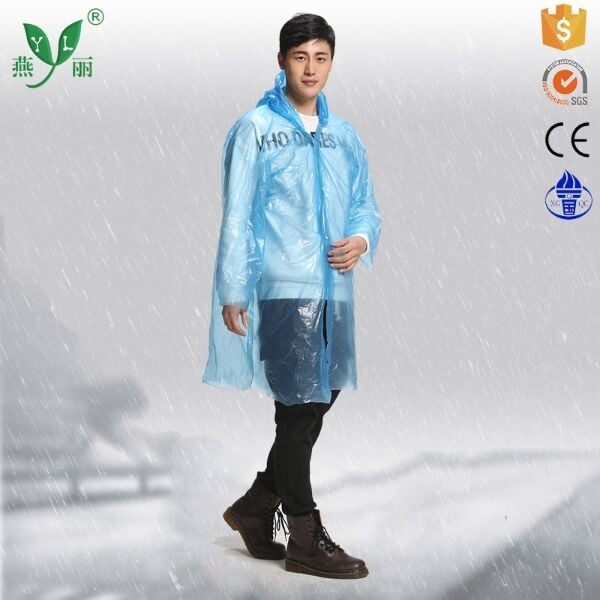 İnce Şeffaf Yağmurluk Şık Tasarımlı Fonksiyonel Ürün