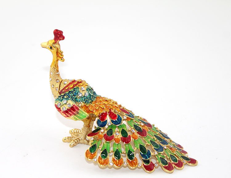 Swarovski Taşlı Tavuskuşu Model 1 Şık Tasarımlı Fonksiyonel Ürün