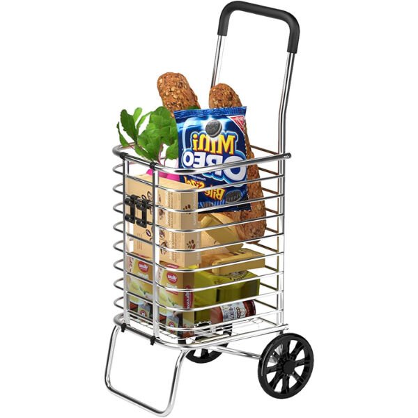 Katlanabilir Taşınabilir Alışveriş ve Taşıma  Arabası Şık Tasarımlı Fonksiyonel Ürün