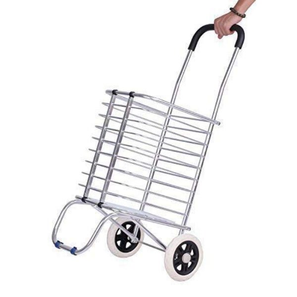 Katlanabilir Taşınabilir Alışveriş ve Taşıma  Arabası Şık Tasarımlı Fonksiyonel Ürün