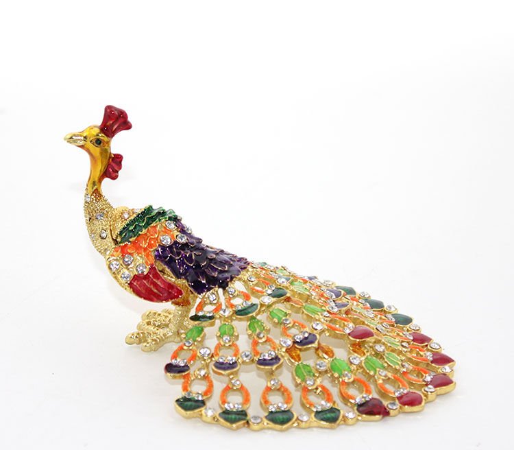 Swarovski Taşlı Tavuskuşu Model 2 Şık Tasarımlı Fonksiyonel Ürün