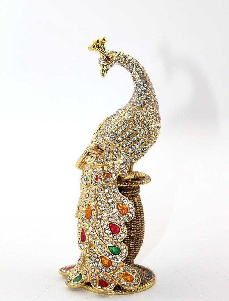 Swarovski Taşlı Tavuskuşu Model 4 Şık Tasarımlı Fonksiyonel Ürün