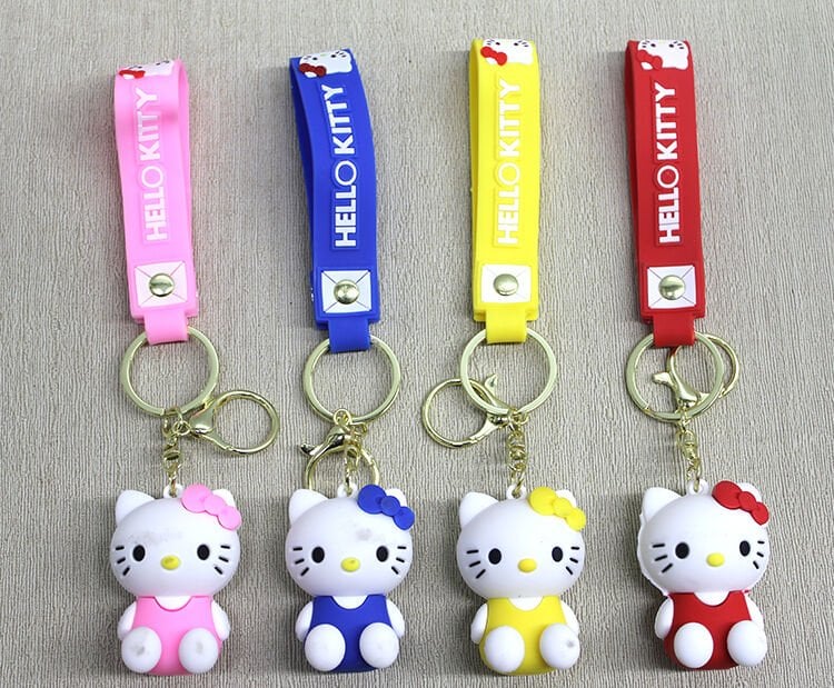 Hello Kitty Silikon Anahtarlık Şık Tasarımlı Fonksiyonel Ürün