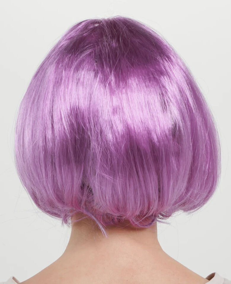 Düz Kesim Küt Parti Peruğu Rose Pembe Şık Tasarımlı Fonksiyonel Ürün