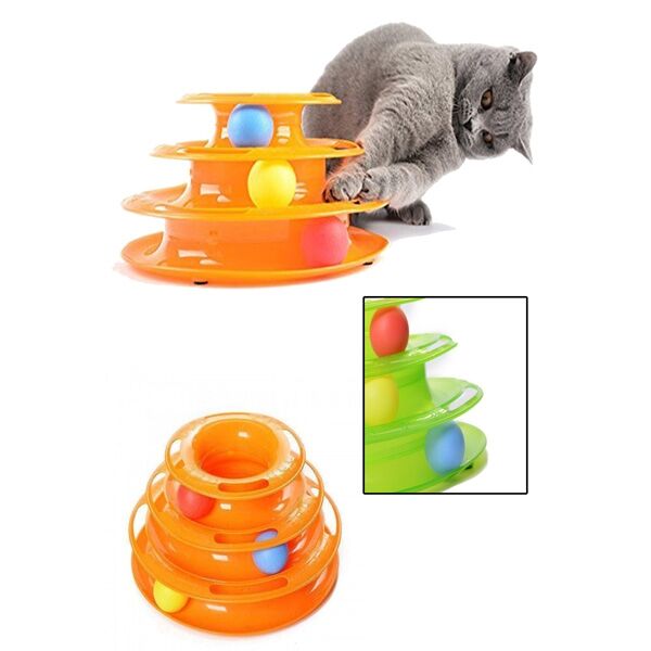 Tower of Tracks 3 Katlı Kedi Oyuncağı Şık Tasarımlı Fonksiyonel Ürün