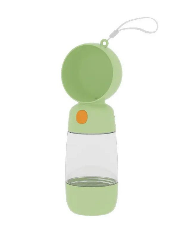 Taşınabilir Evcil Hayvan Mama Hazneli Su Matarası Şık Tasarımlı Fonksiyonel Ürün