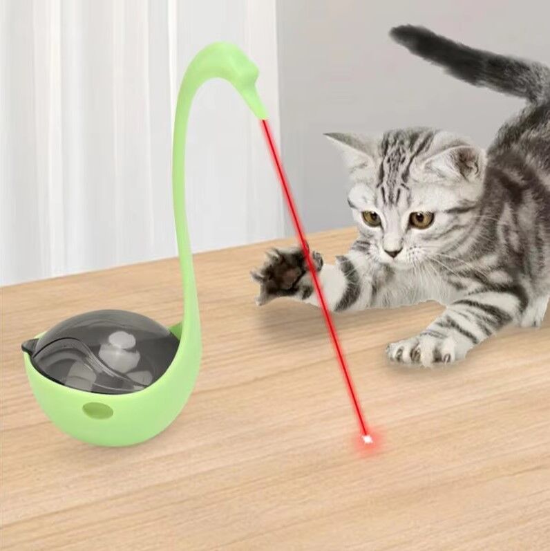 Kuğu Şeklinde Lazerli Kedi Oyuncağı Şık Tasarımlı Fonksiyonel Ürün