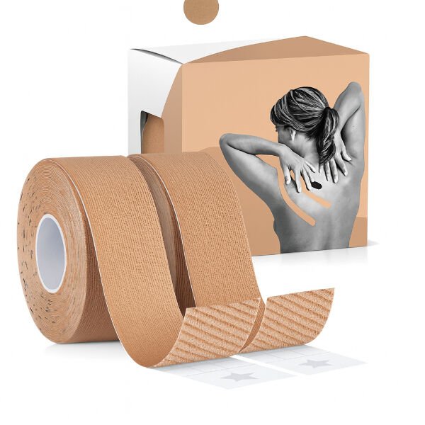 Kinezyo Ağrı Bandı 2.5 cm X 5 m Ten Rengi Şık Tasarımlı Fonksiyonel Ürün
