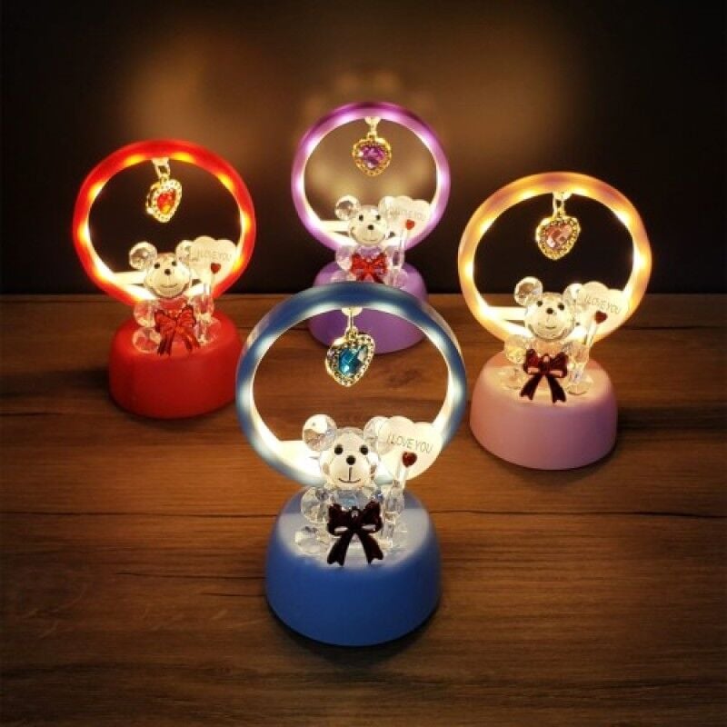 Işıklı I Love You Ayıcık Şık Tasarımlı Fonksiyonel Ürün