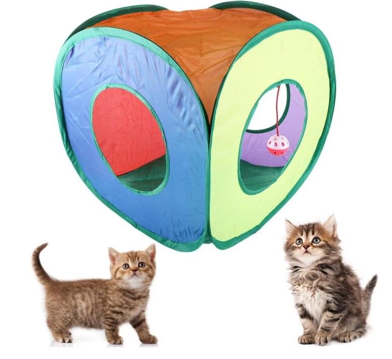 Oyuncak Toplu Kedi Oyun Tüneli Şık Tasarımlı Fonksiyonel Ürün