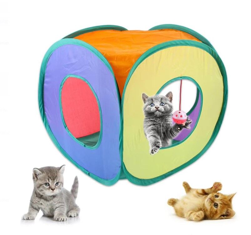 Oyuncak Toplu Kedi Oyun Tüneli Şık Tasarımlı Fonksiyonel Ürün
