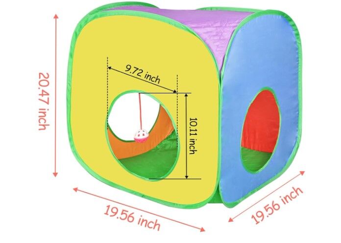 Oyuncak Toplu Kedi Oyun Tüneli Şık Tasarımlı Fonksiyonel Ürün