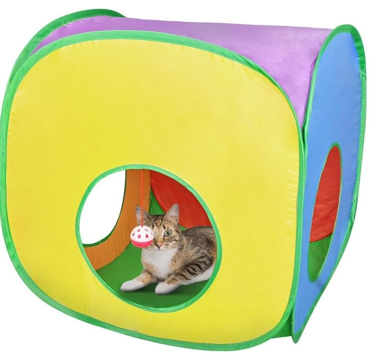 Oyuncak Toplu Kedi Oyun Tüneli Şık Tasarımlı Fonksiyonel Ürün