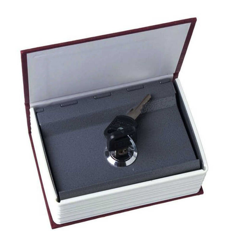 Kitap Şeklinde Mini Boy Kilitli Kasa Kumbara Şık Tasarımlı Fonksiyonel Ürün