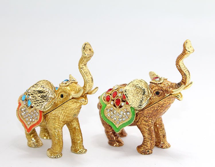 Swarovski Taşlı Tekli Fil Figürü Model 2 Şık Tasarımlı Fonksiyonel Ürün