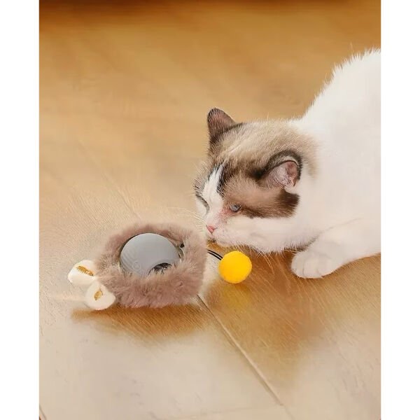 Tüylü Şarjlı Kedi Oyuncağı Şık Tasarımlı Fonksiyonel Ürün