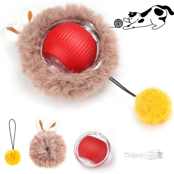 Tüylü Şarjlı Kedi Oyuncağı Şık Tasarımlı Fonksiyonel Ürün