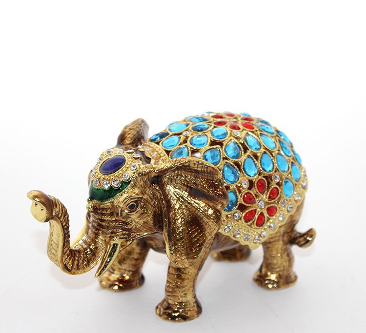 Swarovski Taşlı Tekli Fil Figürü Model 4 Şık Tasarımlı Fonksiyonel Ürün