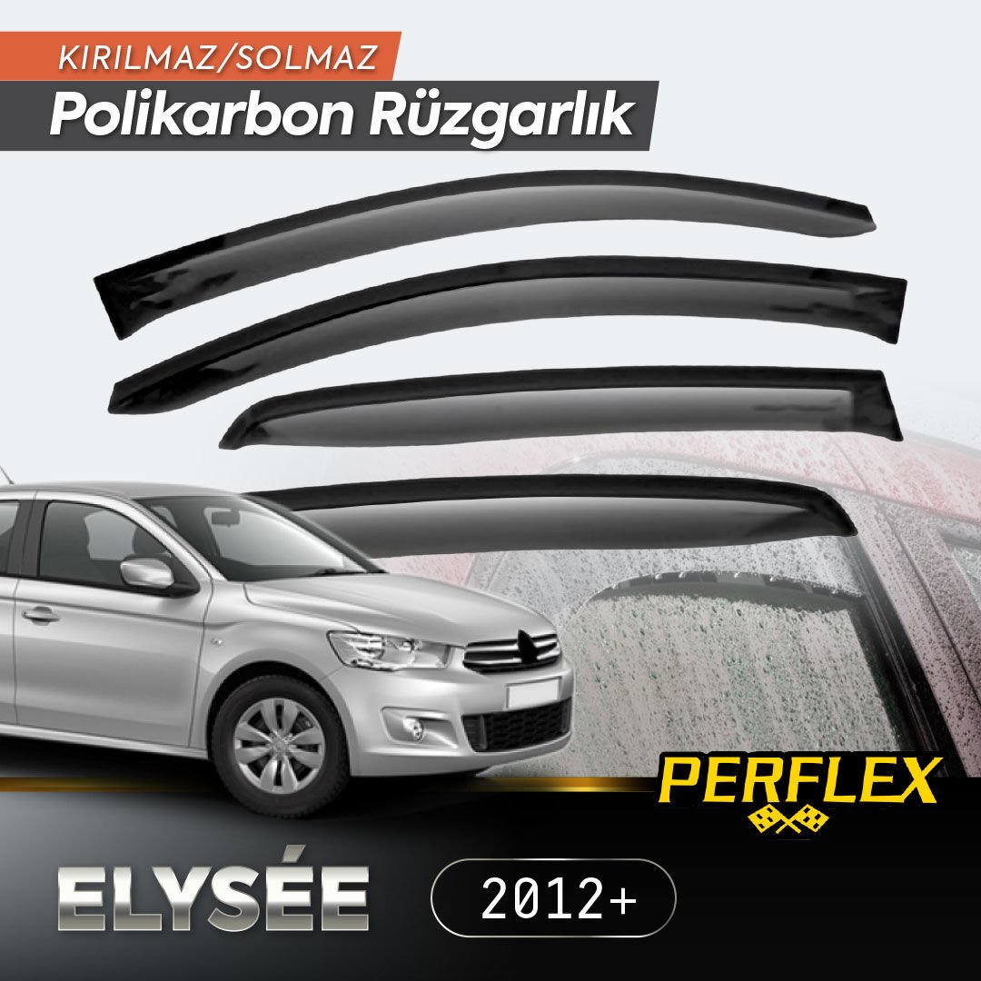 Perflex Polikarbon Kırılmaz Rüzgarlık V2 Mugen Fiat Fiorino 2007+ Şık Tasarımlı Fonksiyonel Ürün