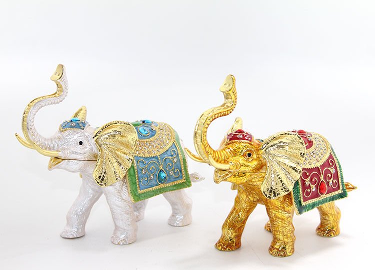 Swarovski Taşlı Tekli Fil Figürü Model 5 Şık Tasarımlı Fonksiyonel Ürün