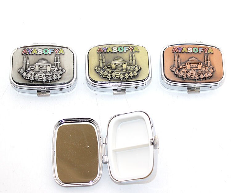 İstanbul Temalı Enfiye Kutusu Ayasofya Baskılı Şık Tasarımlı Fonksiyonel Ürün