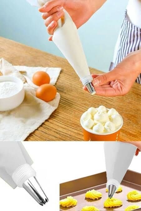 Krema Sıkma Seti 10 Parça Şık Tasarımlı Fonksiyonel Ürün