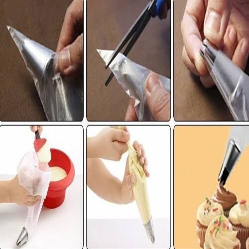 Krema Sıkma Seti 10 Parça Şık Tasarımlı Fonksiyonel Ürün