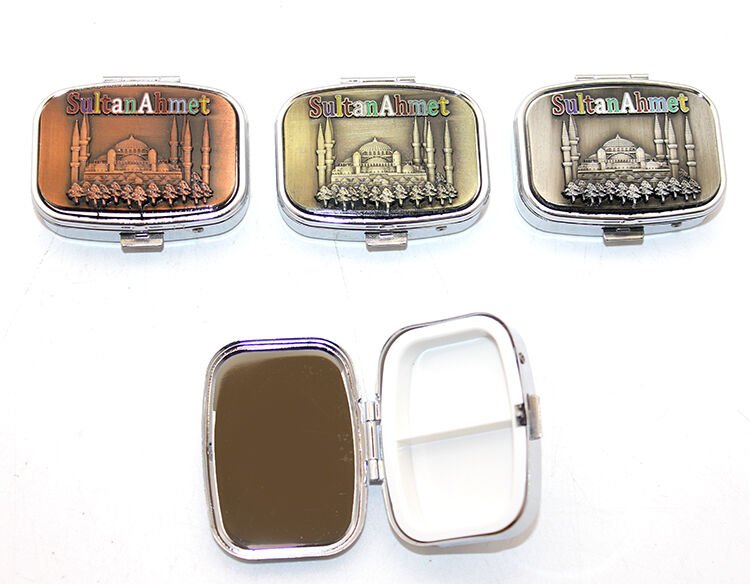 İstanbul Temalı Enfiye Kutusu Sultanahmet Baskılı Şık Tasarımlı Fonksiyonel Ürün