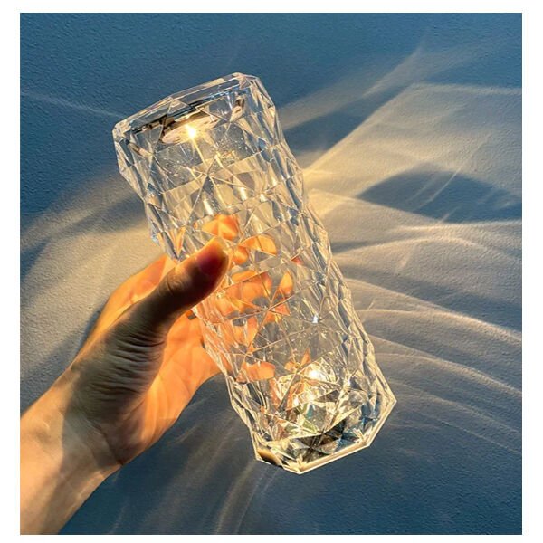 Kristal LED Kumandalı Ve Dokunmatik Masa Lambası Şık Tasarımlı Fonksiyonel Ürün