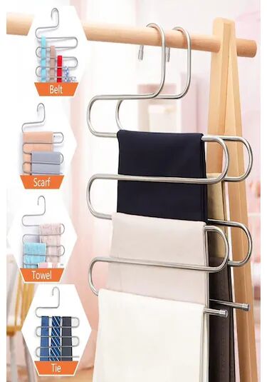 Krom Pantolon Askısı Şık Tasarımlı Fonksiyonel Ürün