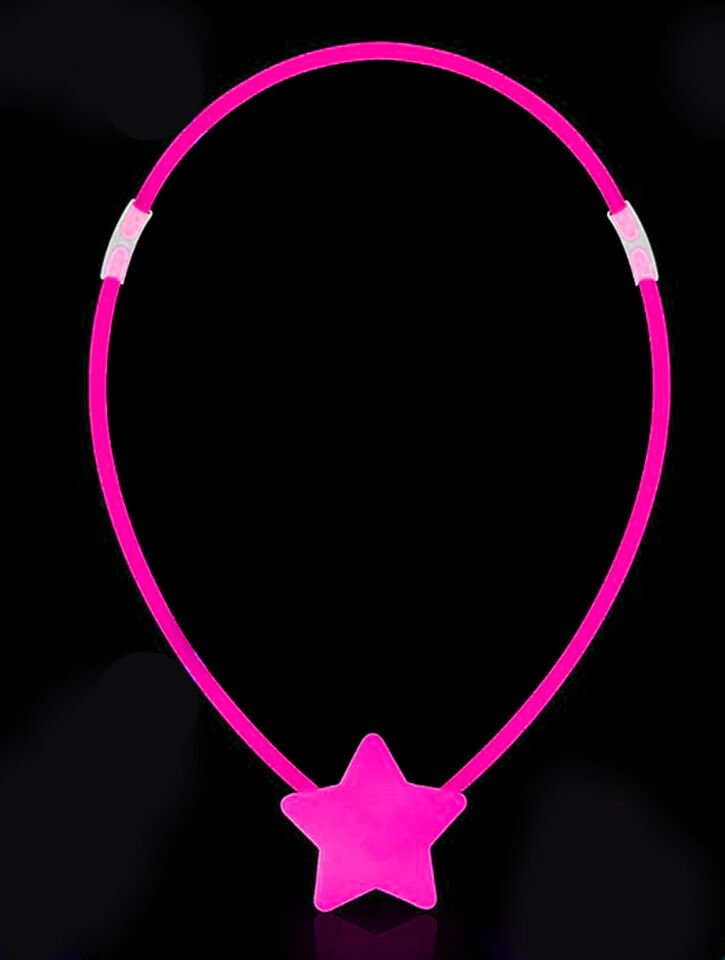 Glow Stick Yıldız Kolye Şık Tasarımlı Fonksiyonel Ürün
