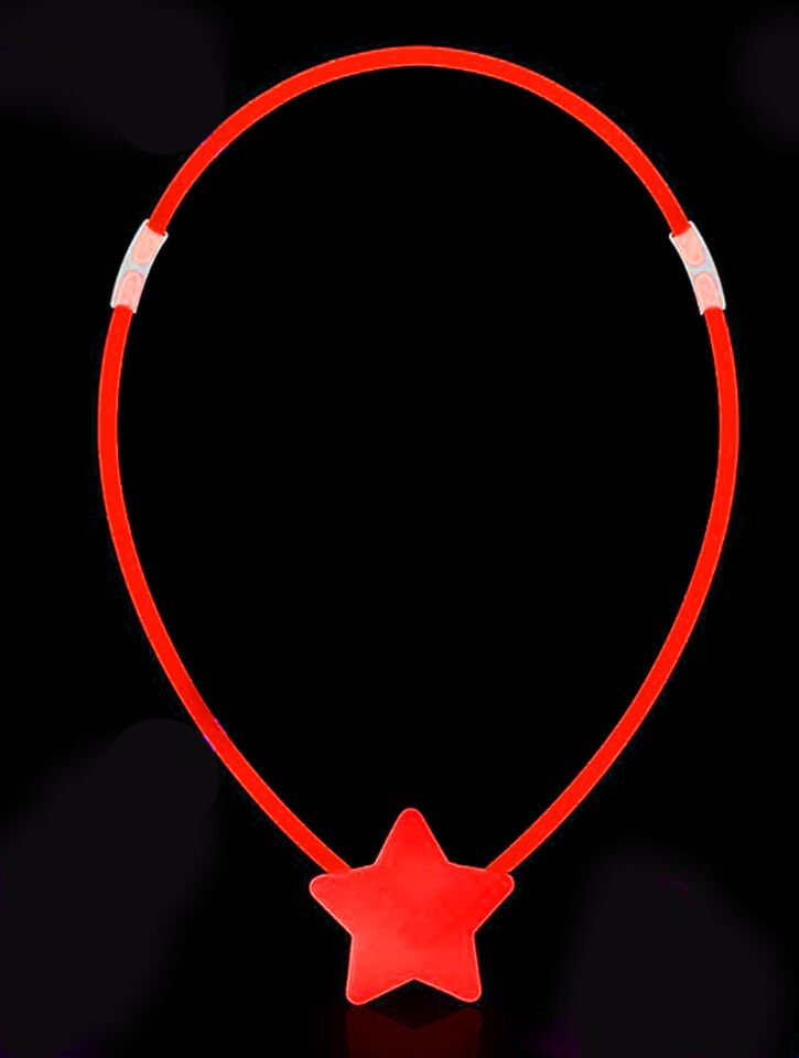 Glow Stick Yıldız Kolye Şık Tasarımlı Fonksiyonel Ürün
