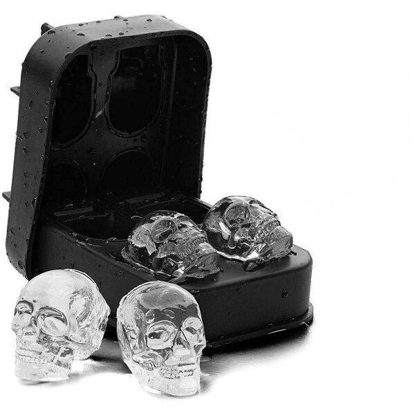 Kuru Kafa Şekilli Silikon Buz Kalıbı Şık Tasarımlı Fonksiyonel Ürün