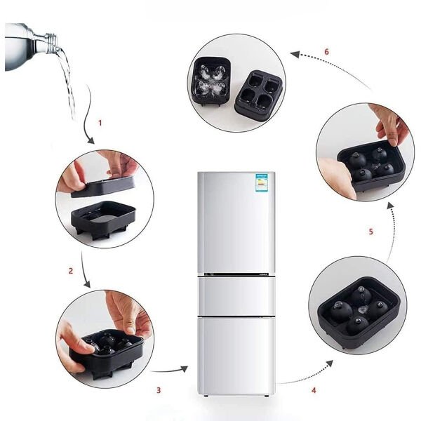 Kuru Kafa Şekilli Silikon Buz Kalıbı Şık Tasarımlı Fonksiyonel Ürün