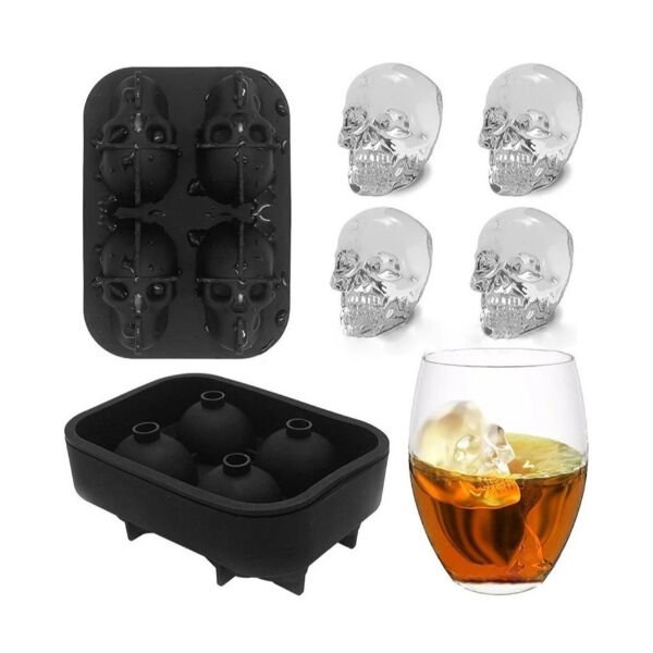 Kuru Kafa Şekilli Silikon Buz Kalıbı Şık Tasarımlı Fonksiyonel Ürün